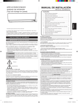 Fujitsu ASU15RLS3Y Guía de instalación