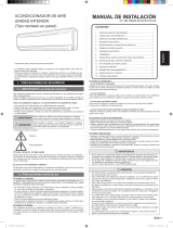 Fujitsu ASU24RLF Guía de instalación