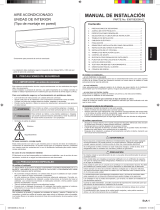 Fujitsu ASU30RLE Guía de instalación