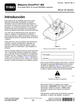 Toro HoverPro 400 Machine Manual de usuario