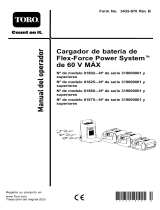 Toro Flex-Force Power System 2.5Ah 60V MAX Battery Pack Manual de usuario