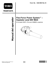 Toro Flex-Force Power System 60V MAX Axial Blower Manual de usuario