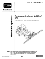 Toro Multi Pro WM Turf Sprayer Manual de usuario
