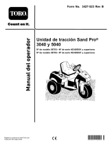Toro Sand Pro 3040 Traction Unit Manual de usuario