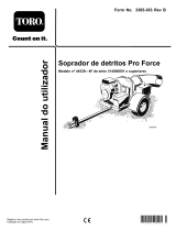 Toro Pro Force Debris Blower Manual de usuario