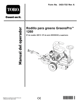 Toro GreensPro 1260 Greens Roller Manual de usuario