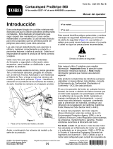 Toro ProStripe 560 Manual de usuario