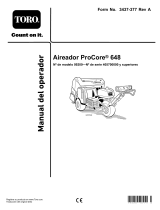 Toro ProCore 648 Aerator Manual de usuario