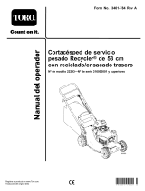 Toro 53cm Heavy-Duty Recycler/Rear Bagger Lawn Mower Manual de usuario
