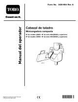 Toro Universal Swivel Auger Head, Compact Tool Carrier Manual de usuario