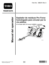 Toro Road-Ready Pro Force Debris Blower Manual de usuario