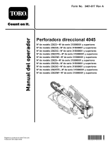 Toro 4045 Directional Drill Manual de usuario