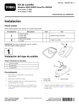 Toro Blade Kit, Model 02601 HoverPro 450 Machine Guía de instalación