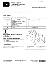 Toro Trash Bag Kit, GrandStand Mower Guía de instalación