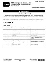 Toro Lift Hose Kit, TX 1000 Compact Tool Carrier Guía de instalación