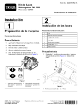 Toro Light Kit, TXL 2000 Tool Carrier Guía de instalación
