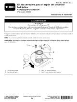 Toro Hydraulic Cap Lock Kit, GrandStand Mower Guía de instalación