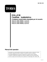 Toro Carefree Recycler Electric Mower, E36 Manual de usuario