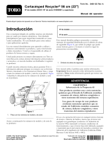 Toro 22in Recycler Lawn Mower Manual de usuario