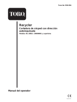 Toro 51cm Recycler Mower Manual de usuario