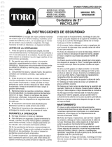 Toro 53cm Recycler Mower Manual de usuario