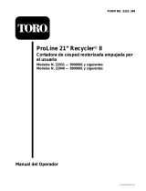 Toro ProLine 21" Recycler II Lawnmower Manual de usuario
