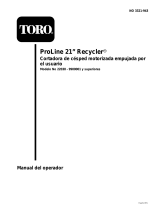 Toro ProLine 21” Recycler Manual de usuario