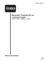 Toro 53cm Lawnmower Manual de usuario