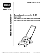 Toro Commercial 21in Lawn Mower Manual de usuario