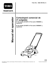 Toro Commercial 53cm Lawn Mower Manual de usuario