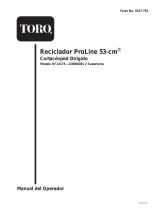 Toro 53cm Heavy-Duty Recycler/Rear Bagger Lawnmower Manual de usuario