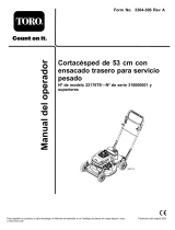 Toro 53cm Heavy-Duty Recycler/Rear Bagging Lawn Mower Manual de usuario