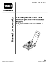 Toro 53cm Heavy-Duty Recycler/Rear Bagging Lawn Mower Manual de usuario