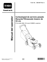 Toro Heavy-Duty Proline 53 cm Professional Walk Behind Mower 22291 Manual de usuario