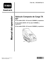 Toro TX 427 Wide Track Compact Utility Loader Manual de usuario