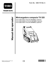 Toro TX 525 Wide Track Compact Tool Carrier Manual de usuario