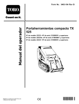 Toro TX 525 Compact Tool Carrier Manual de usuario
