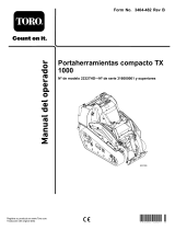 Toro TX 1000 Compact Tool Carrier Manual de usuario