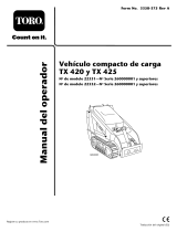 Toro TX 420 Compact Utility Loader Manual de usuario