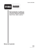 Toro Multi-Purpose Tool Attachments Manual de usuario
