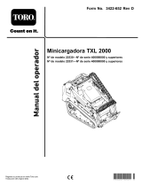 Toro TXL 2000 Tool Carrier Manual de usuario