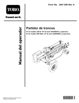 Toro Log Splitter Manual de usuario