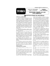 Toro Lawnmower Manual de usuario