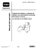 Toro Universal Swivel Auger Head, Compact Tool Carrier Manual de usuario
