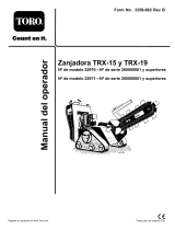 Toro TRX-19 Trencher Manual de usuario
