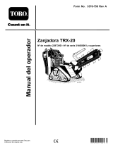 Toro TRX-20 Trencher Manual de usuario