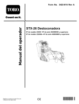 Toro STX-26 Stump Grinder Manual de usuario