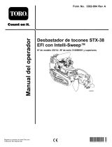 Toro STX-38 EFI Stump Grinder Manual de usuario