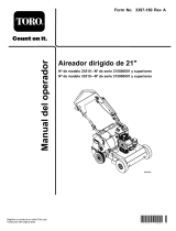 Toro 21in Walk-Behind Aerator Manual de usuario