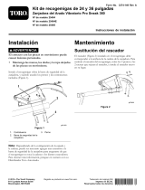 Toro 24in Crumber Kit, Trencher for Pro Sneak 360 Vibratory Plow Guía de instalación